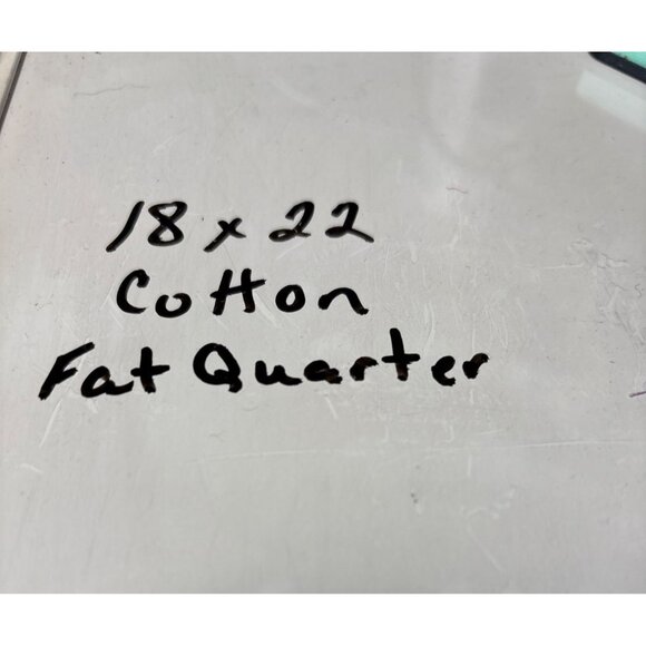 Blue & White Plaid Cotton Fat Quarter Fabric 18x22" Quilting Crafts - Picture 5 of 5